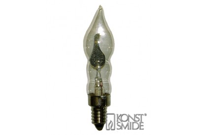Konstsmide Spare Flicker Flame Candle Light Bulb E10 / 230V / 1.5 W (pack of 2)